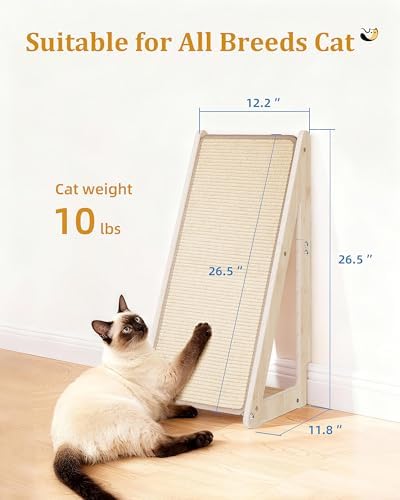 Aechonow 26.4'' Sisal Cat Scratcher Ramp - Image 5