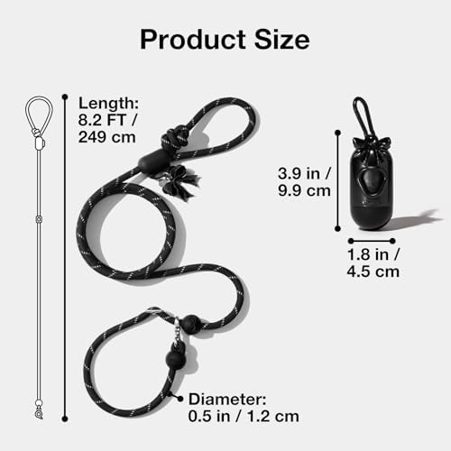 VETRESKA Hands-Free Reflective Dog Leash, 8FT Leash - Image 6