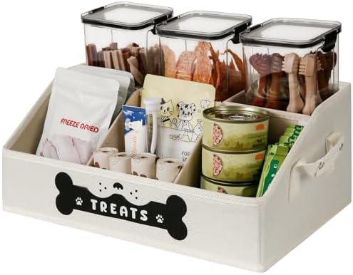 Dog Treat Container, Dogs Storage Organizer by GreenPetopia