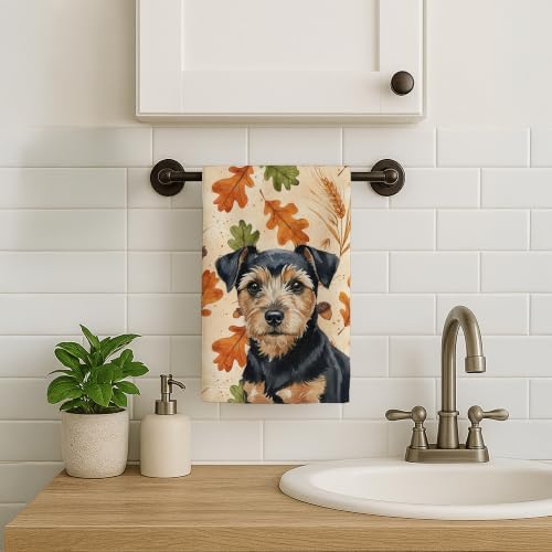 Caroline's Treasures Norfolk Terrier Dogs Kitchen Towel 15x25 in - Image 2