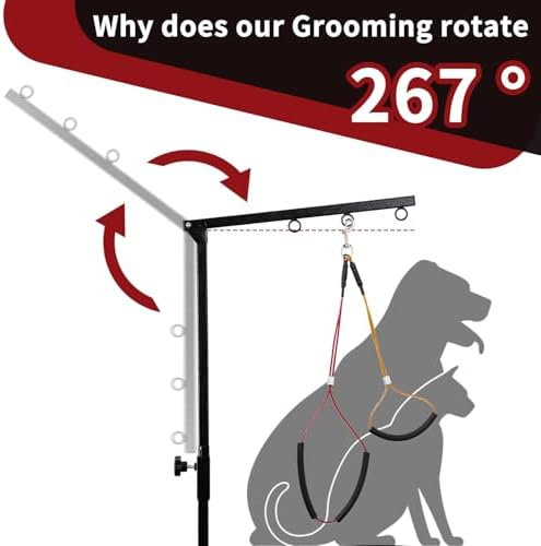 Dog Grooming Table Arm with Hammock - Image 4