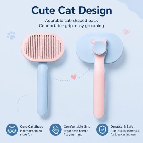 Cat Shedding Brush for long haired cats, Cat Deshedding tool - Image 6