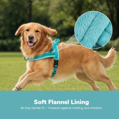 Didog No Pull Dog Harness for Large Dogs, Soft Flannel Padded - Image 2