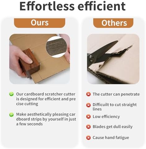 Cardboard Cutter for Cat Scratchers, Wooden cat Cardboard Cutter，Box Cutter for - Image 5