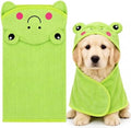 Cuffbow Frog Hooded Dog Bath Towel Robe by Cuffbow