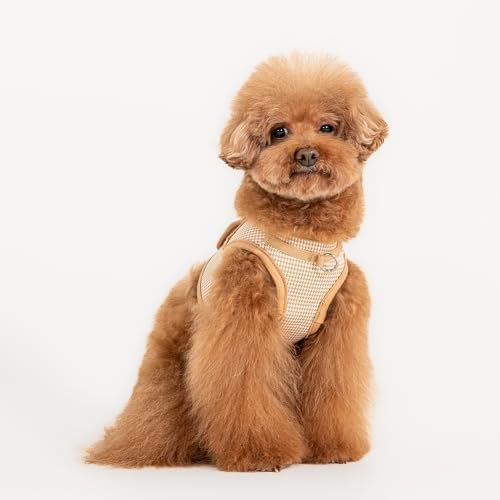 Puppia Amatus Dog Vest Harness B Fashionable Houndstooth Pattern Spring Summer - Image 4