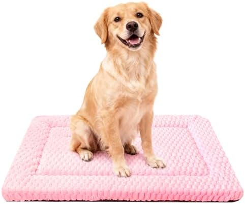Dog Bed Mat, Reversible & Ultra Soft Kennel Pad-Machine Washable Pet Bed by SUNSHE