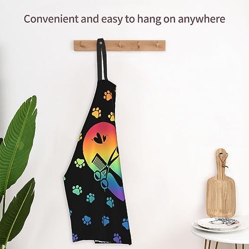 Art Apron with Pocket for Women Men - Image 7
