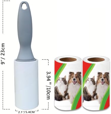 Pet Hair Lint Rollers, 3 Pack, 90 Sheets Each– Reusable Sticky Roller - Image 3
