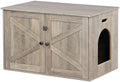 Timberer Cat Litter Box Enclosure, Hidden Litter Box Furniture by Timberer