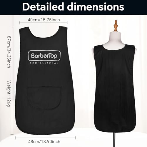Hairstylist Aprons for Women / Men, Wide-Strap Salon Apron - Image 5