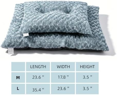 Dog Bed Washable Pet Bed for Small Dogs and Cat, Sea Blue M - Image 5