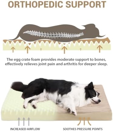 KSIIA Orthopedic Dog Bed for Large Dogs - Image 2