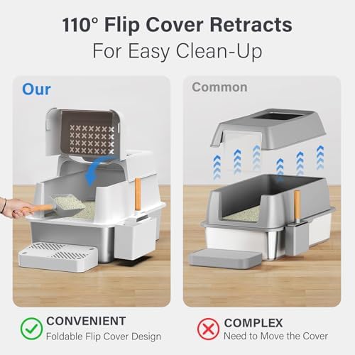 Aphyxen XL Stainless Steel Litter Box - Image 2