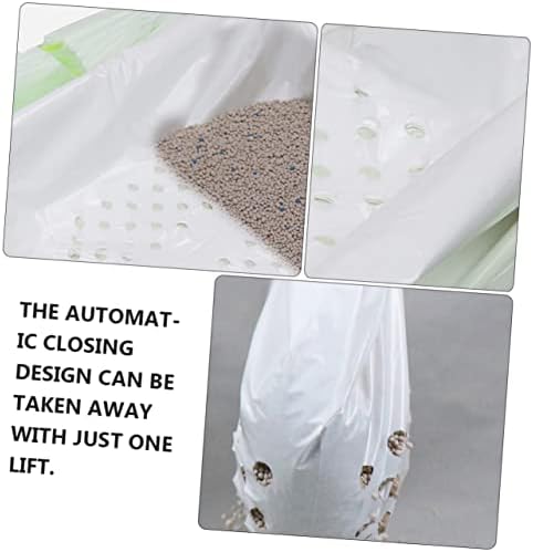 UPKOCH 7 Pieces Cat Litter Filter Bags, Plastic Waste Sifter Pouches - Image 3