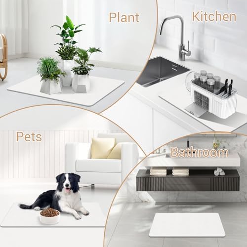 THMINS White Stone Bath Mat - Image 6