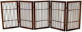 Urnporium Pet Dog Gate Freestanding, Strong Durable Folding Wooden Fence by Urnporium