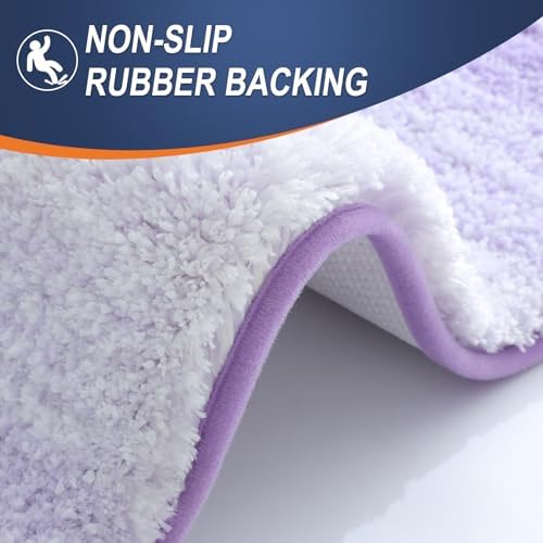 OLANLY Bathroom Runner Rug 44x20, Extra Soft Absorbent Microfiber Bath Rugs - Image 5