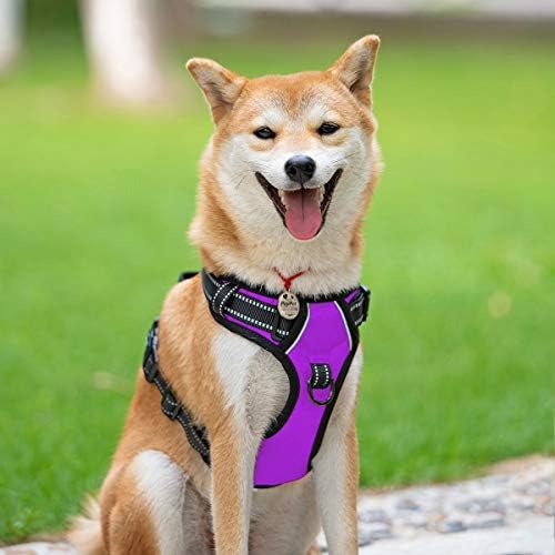 PoyPet No Pull Dog Harness Medium, Reflective Vest - Image 2