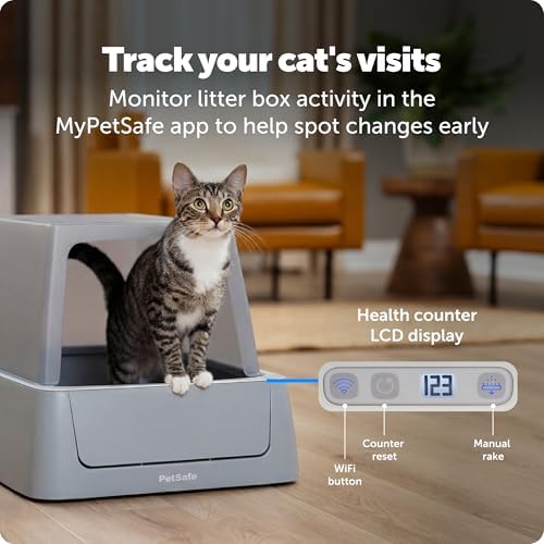 PetSafe ScoopFree Crystal Smart Self-Cleaning Litter Box, Front-Entry - Image 6