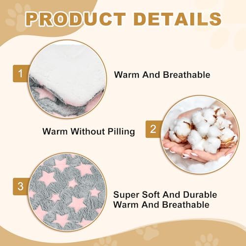 Dog Cat Bed Mat, Soft Coral Fleece Pet Cushion Pad - Image 3