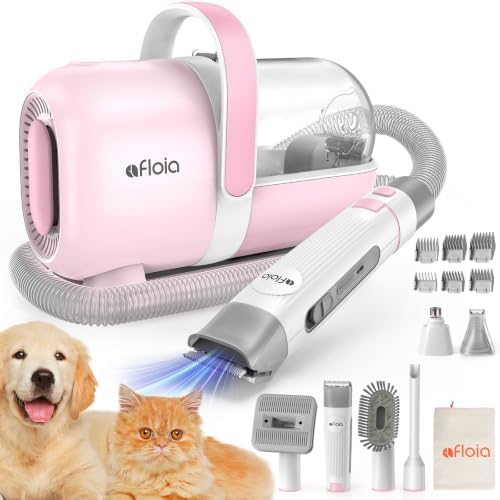 Afloia 6-in-1 Dog Grooming Kit, Pet Grooming Vacuum by Afloia