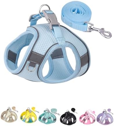 Solmoony Dog Harness for Small Medium Dogs No Pull, Puppy Harness and Leash Set by SOLMOONY