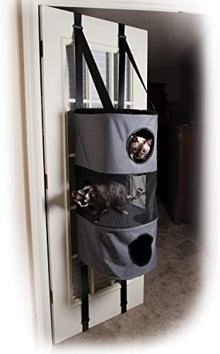 K&H Door Cat Tree, Hangin Condo 3 Level Mounted by KHPetProducts
