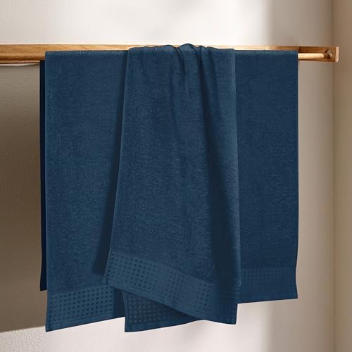 GLAMBURG Ultra Soft 4 Pack Oversized Bath Towel Set 27x54 inches, 100% Cotton - Image 3