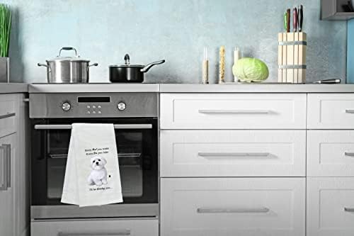 E&S Imports Maltese Kitchen Towels - Image 4