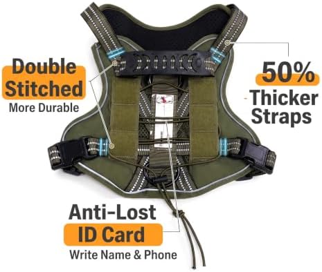 Dog Harness and Leash Set for Medium Dogs, No Pull Tactical Dog Harness - Image 5