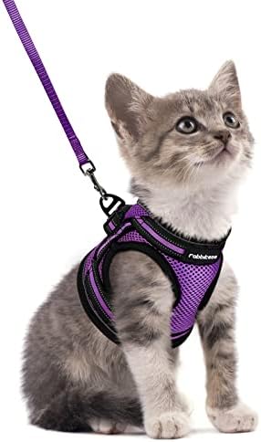 rabbitgoo Cat Harness and Leash Set, Step-in Soft Vest by rabbitgoo