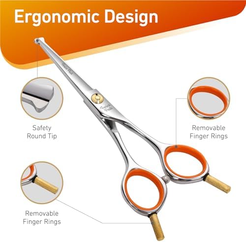 5" 3-in-1 Dog Grooming Scissors Set - Image 2
