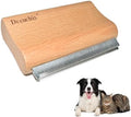 Wooden Deshedding Brush for Dogs, Cats & Horses, Deshedding Grooming Tool Curry by DEEUCHIS