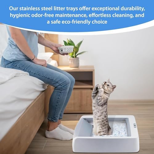 Stainless Steel Reusable Litter Tray Compatible - Image 4