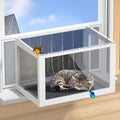 Cat Window Box Catio, Outdoor Indoor Cat Enclosure by AMZOSS%7CWoodenPetHomes