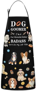 Waterproof Dog Grooming Apron, Adjustable Adult Grooming Smock by Sps+ssion