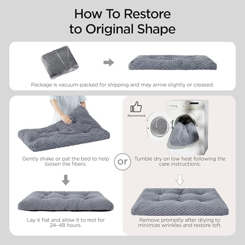 Bedsure Small Washable Dog Bed for Crate, Soft Fleece for Cat/Puppy - Image 5