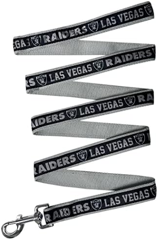 NFL PET Las Vegas Raiders Dog Leash, Small Football Team Leash by PETSFIRST