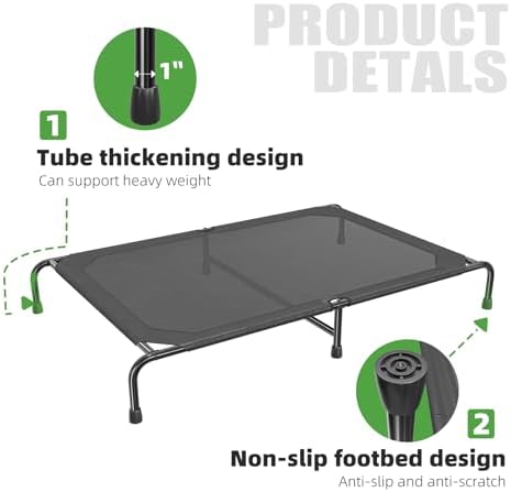 Simple Trending Raised Dog Bed for Extra Large Dogs, XL Dog Cot - Image 4