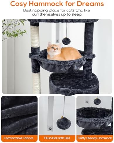 SYANDLVY Small Cat Tree for Indoor Cats, Cat Tower - Image 3