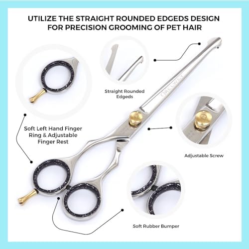 Left Handed Pet Grooming Scissors - Image 2