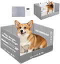 HQ4US 4LEGS Dog Litter Box Indoor High Walls, Puppy Pee Pad Holder Foldable by HQ4US4LEGS