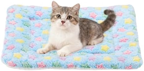 Dog Cat Bed Mat, Soft Coral Fleece Pet Cushion Pad by Unknown