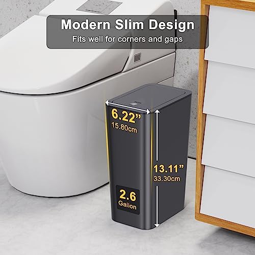 N. NETDOT 3 Pack 10 Liter Small Trash Can - Image 2