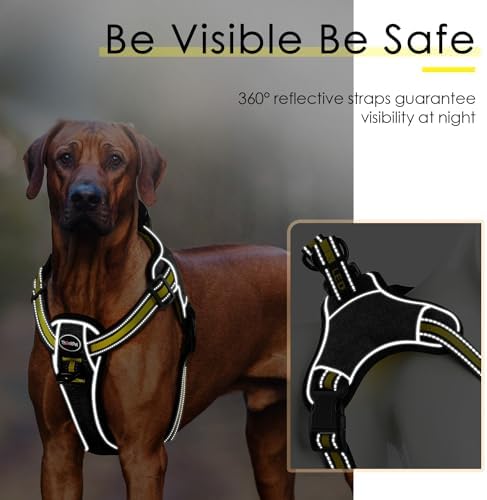 ThinkPet Step in Dog Harness for Large Dogs, Front Clip Dog Vest Harness No - Image 6