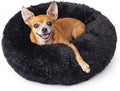 nononfish Puppy Beds for Small Dogs Washable 19" Black Calming and Anxiety Pet by nononfish