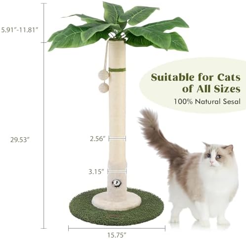 Woochpet Cat Scratching Post for Indoor Cats - Image 6