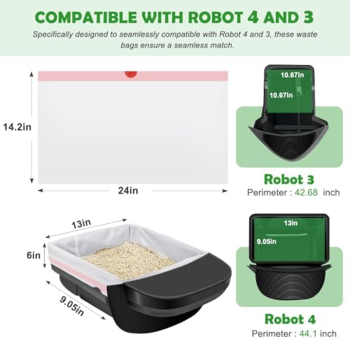 SZEE 120 Count Automatic Cat Litter Box Bags Fit - Image 2