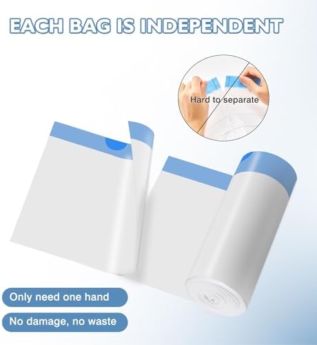 60 Count Self-Cleaning Cat Litter Box Liners Compatible - Image 3